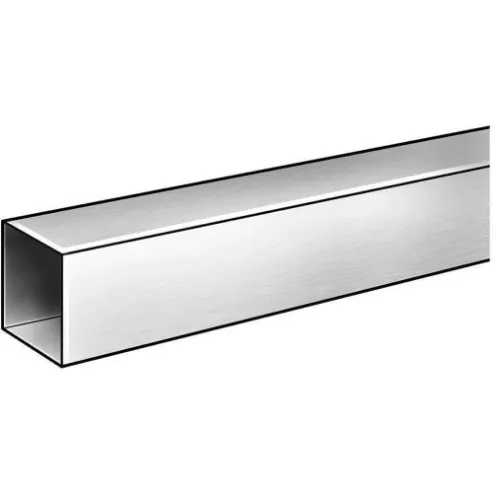 Stock de tubo cuadrado de aluminio