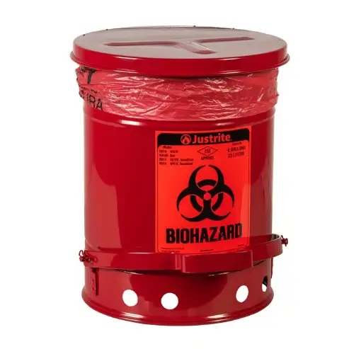 Biohazard Waste Cans