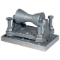 16-20 Galvanized Adjustable Roll L/Base Stand
