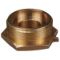 Female to Male Hex Nipple, NST to NPT, 2-1/2 Inch Size, Brass