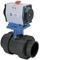 Special Reinforced Industrial Ball Valve, Threaded, EPDM, 2-1/2 Size, CPVC