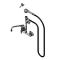Faucet, 8 Inch, Wall Mount, With Angled Sprayer, Add-On Faucet