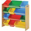 Cubbie Cabinet Colori vivaci Larghezza 34 pollici