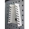 Steel Wrench Set Holder, Hanging Mounting Type, Gray, Finish Powder Coated