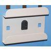Steel Bin Mounting Clip, Hanging Mounting Type, Gray, Finish Powder Coated