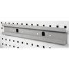 Steel Bin Mounting Clip, Hanging Mounting Type, Gray, Finish Powder Coated