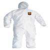 Hooded Disposable Coverall, 4Xl Size, Pack Of 20