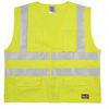 Flame Resistant Vest, Lime with Silver Stripe, 2XL/3XL