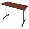 Rectangle Training Table, Cherry, 60 Inch Width, 24 Inch Depth