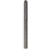 3/32 Inch Carbide Bur, Cylindrical Ball Nose, Single Cut