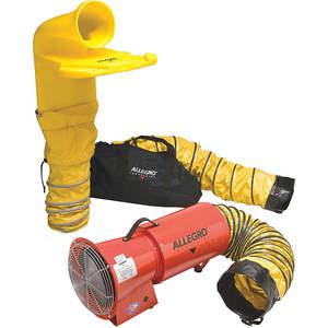 ALLEGRO 9520-06M Axial Confined Space Fan Kit, 12 VDC, 1/4 hp, 4200 rpm | AE4VBC 5MWH2