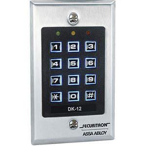 Teclado de acceso digital SECURITRON DK-12 de 12 botones | AA2ALQ 10A459