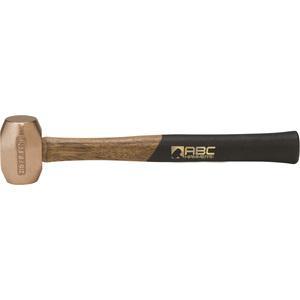 ABC HAMMERS ABC1BZW Striking Hammer, bronzo / rame, 1 lbs, 10 manico in legno | AJ8CAG
