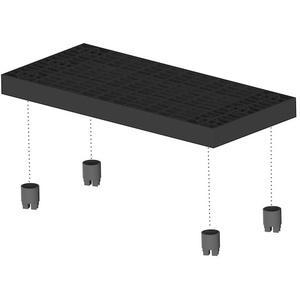 ADD-A-LEVEL A4824 Panel platformy roboczej, 48 x 24, czarny | AG8ENR