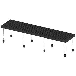 ADD-A-LEVEL A9636 Panel platformy roboczej, 96 x 36, czarny | AG8ENX