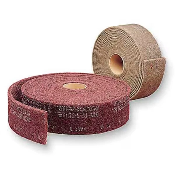 Abrasive Roll, 3 Inch W x 30 Feet L, Maroon, PK4