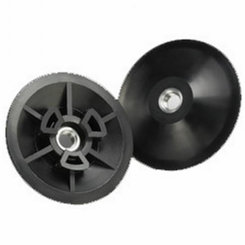 Mozzo per pastiglie disco in fibra, 5/8 pollici-11, diametro 4 1/2 pollici, nero, 10 PK