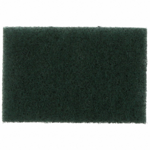 3M 9650 Scouring Pad Green 4-1/2 inch Length 3 inch Width, 80 Pk | AA9CQJ 1CJ70