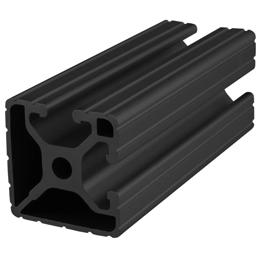 1.5 x 1.5 Inch Lite Bi Adj T Slot Ext 145 Inch Bar Full Black Anodize