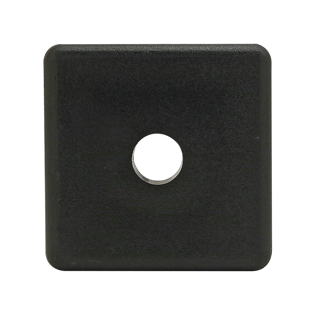 40-4040/40-4040 Lite End Cap Black, Push Ins
