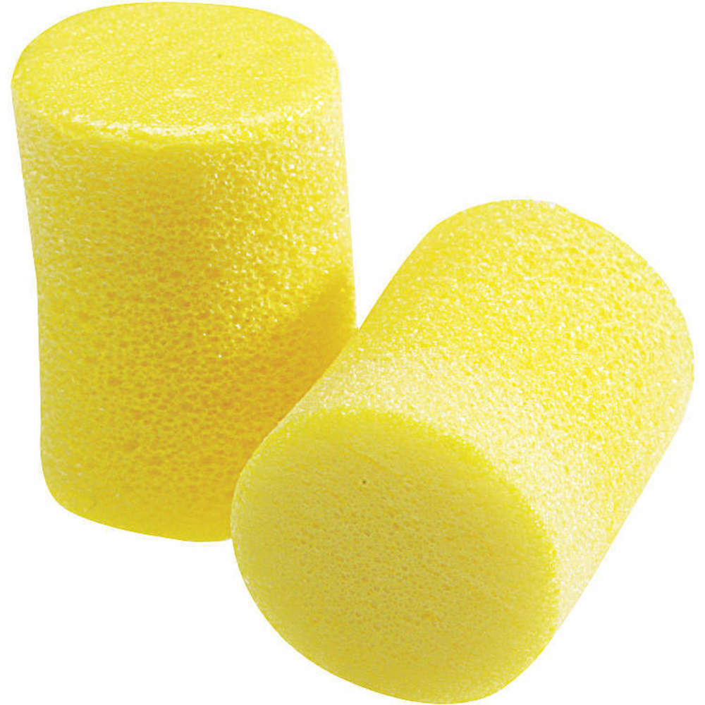 Øreprop, Cylinder, 29 dB NRR, Uden ledning, Engangs, Roll-Down, Gul, 200 PK