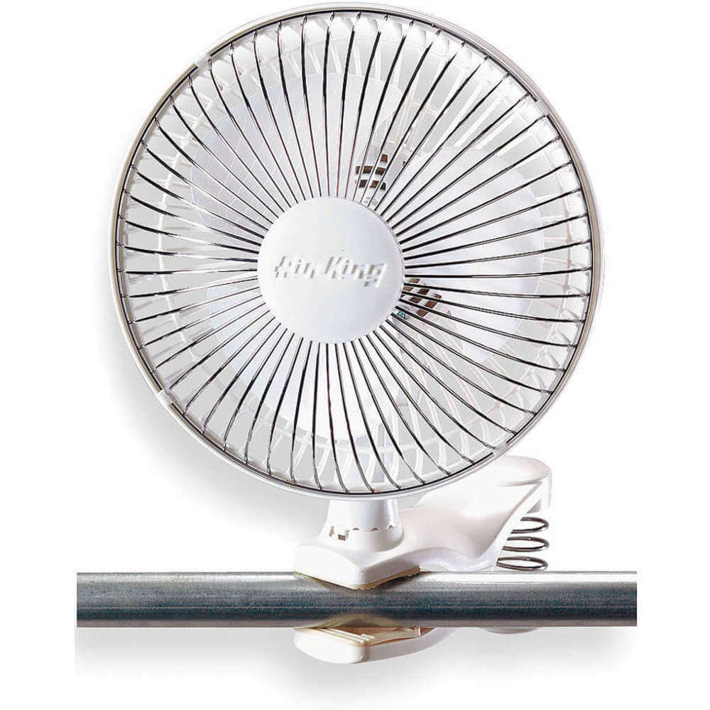 Clip On Fan Non oscillante 6 pollici di diametro 2 velocità 120v