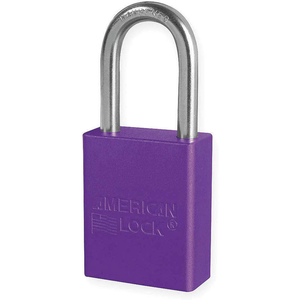 Ổ khóa khóa có khóa giống nhau Đường kính 1/4 inch màu tím