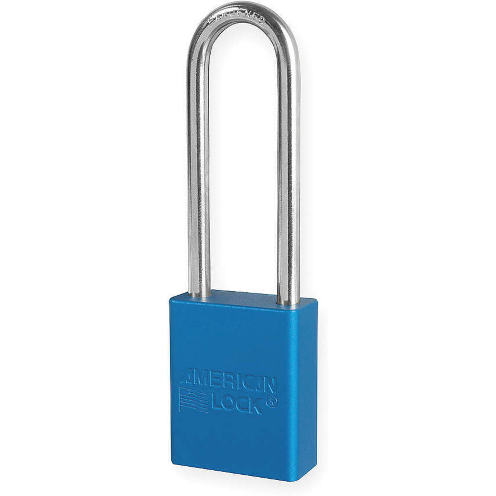 Lucchetto Lockout con chiave di diametro diverso da 1/4 di pollice blu