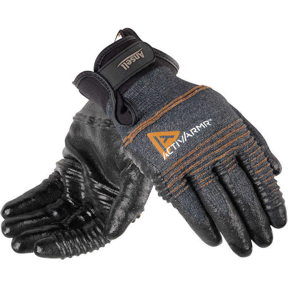 Cut Resistant Gloves Black/Gray, Size XL Pair