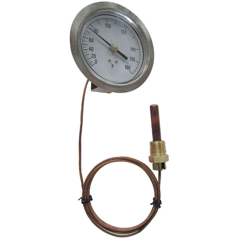 Analog Panel Mount Thermometer 100 To 350f
