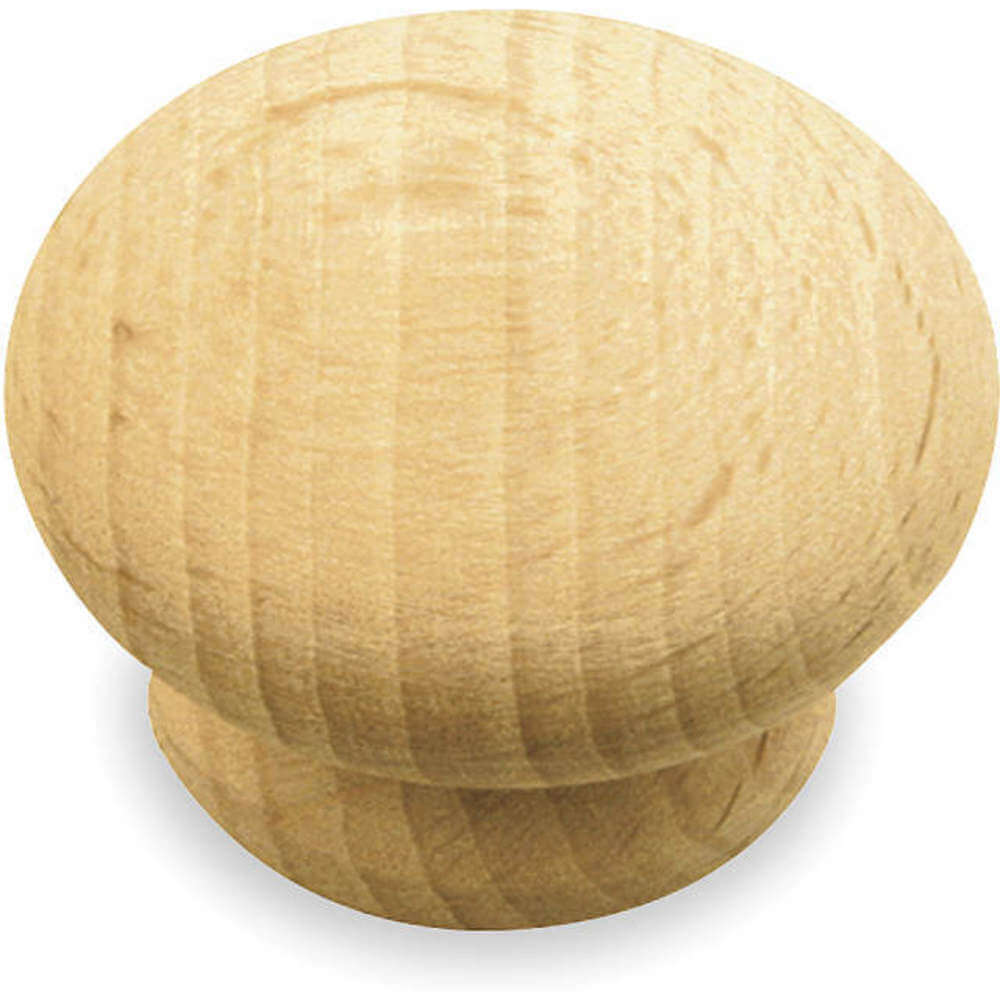 Cabinet Knob Round Wood - Pack Of 5