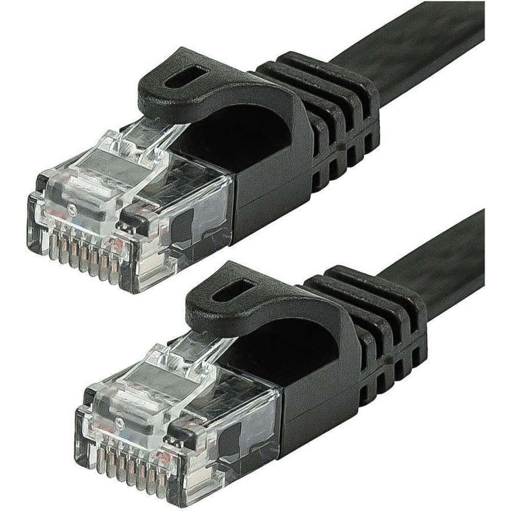 Cable Ethernet Cat6 100 pies Negro 24AWG