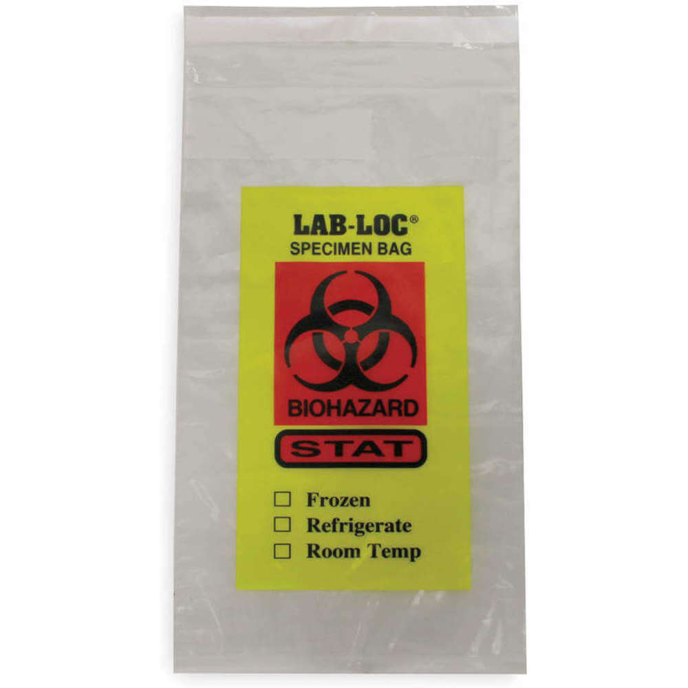 ELKAY PLASTICS LABAC20610STAT Biohazard Taske Klar - Pakke med 1000 | AC9RHY 3JFP8