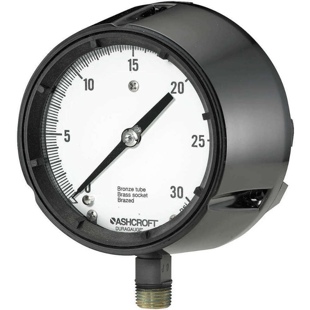 Đồng hồ đo áp suất 0 đến 3000 Psi 4-1 / 2in