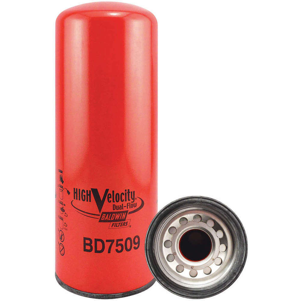 BALDWIN FILTERS BD7509 Oil Filter Spin-On High Velocity Dual-Flow | AH2WVX 30HL78