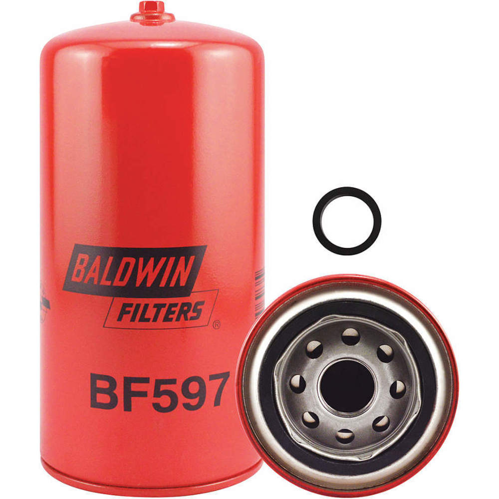 BALDWIN FILTERS BF597 Fuel Filter Spin-on Length 7 17/32 In | AD3BXY 3XUJ2