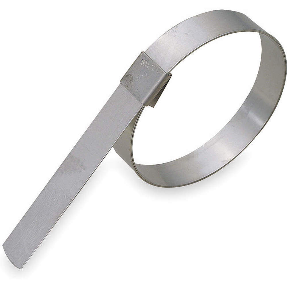 Abrazadera de banda de acero inoxidable de diámetro mínimo de 3/4 de pulgada - Paquete de 10