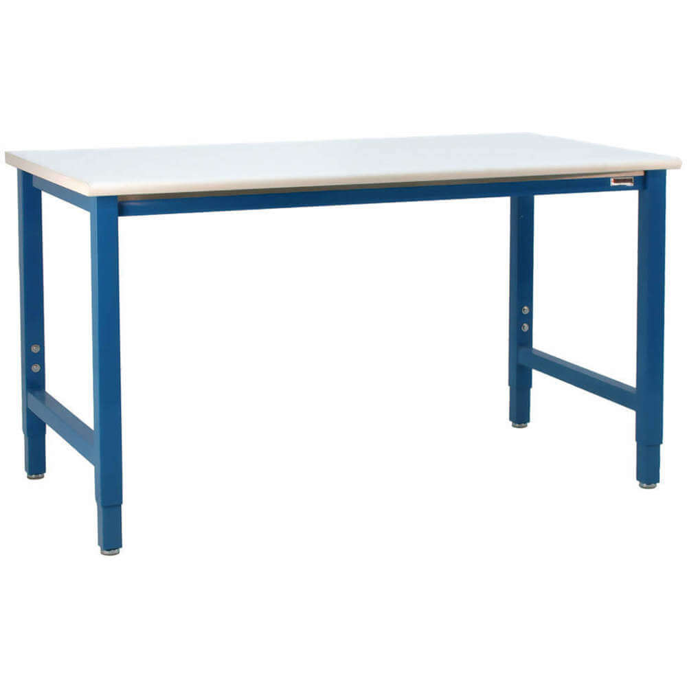 Ergonomiczny stół warsztatowy niebieski 120 l x 30 szer. X 30 h cale