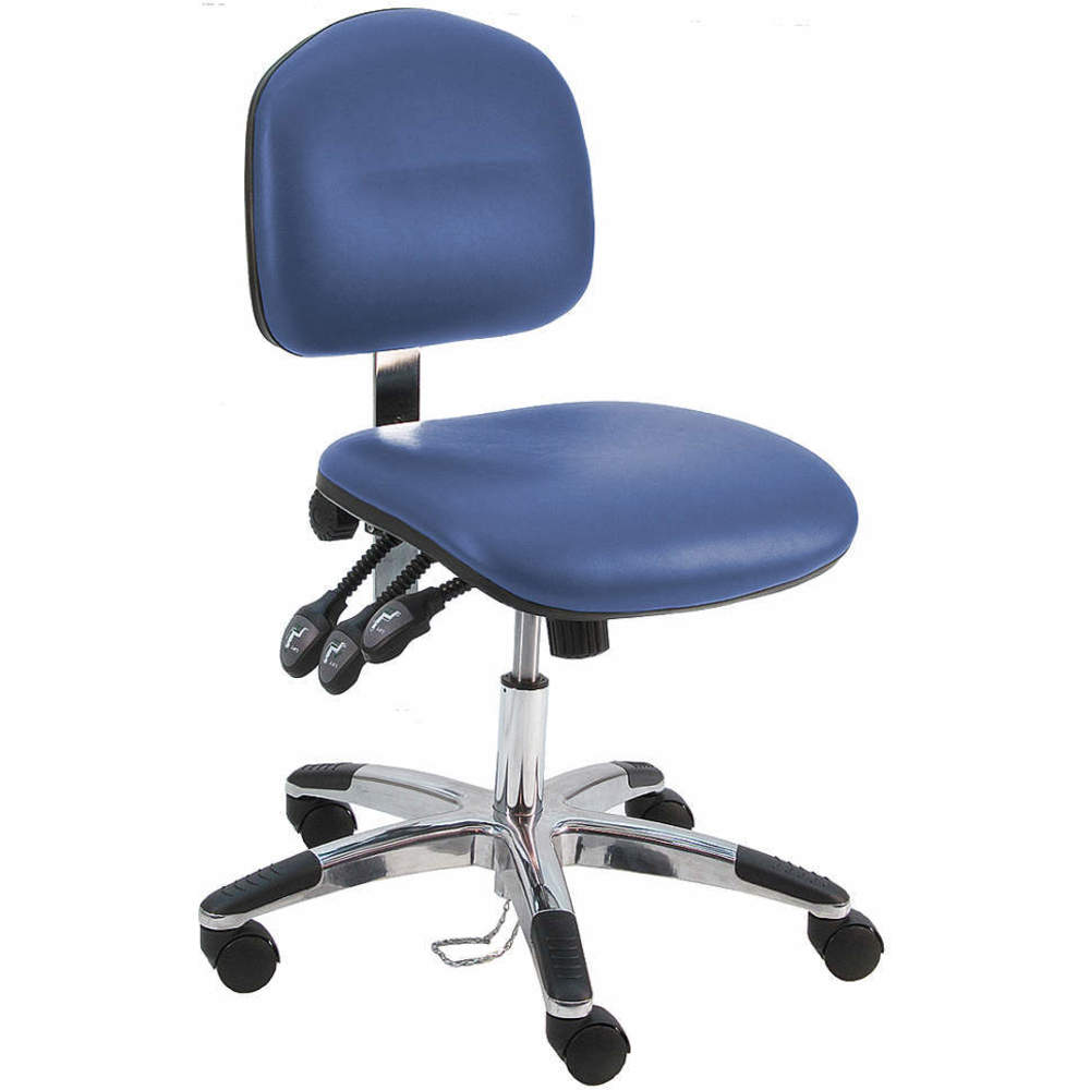 Ergonomisk stol Vinylblå