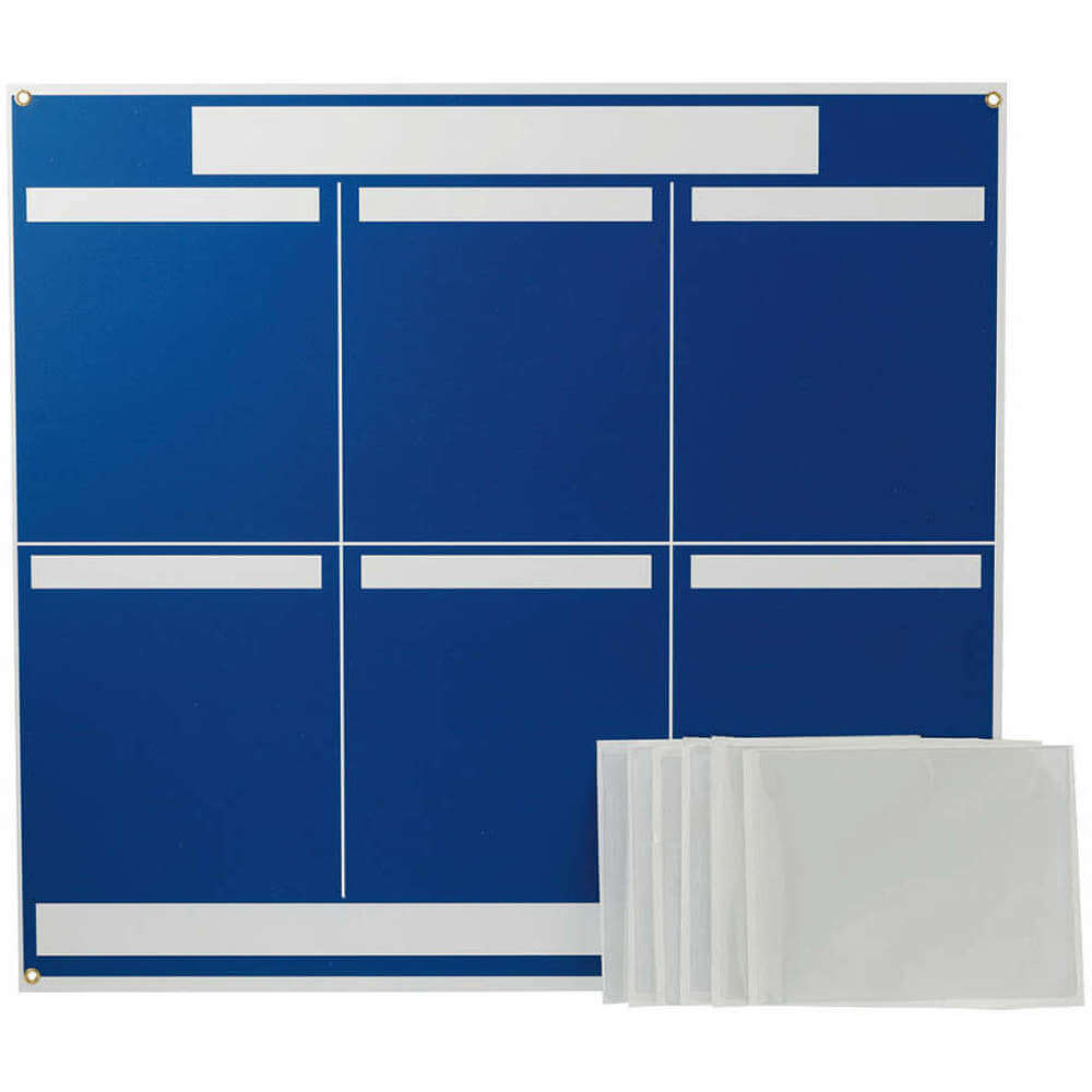 Lean Metric Board 37.25 tommer x 34.25 tommer blå