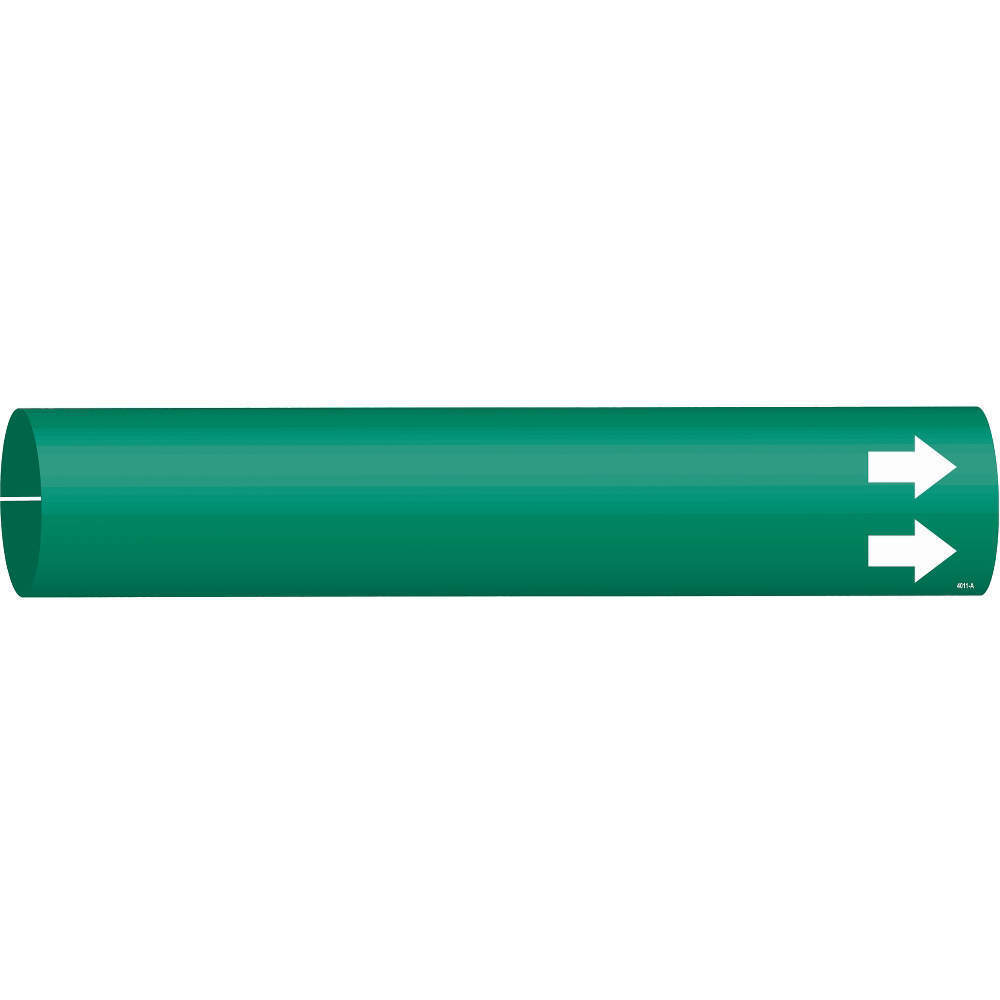 Pipe Marker (blank) Green 3/4 To 1-3/8 In