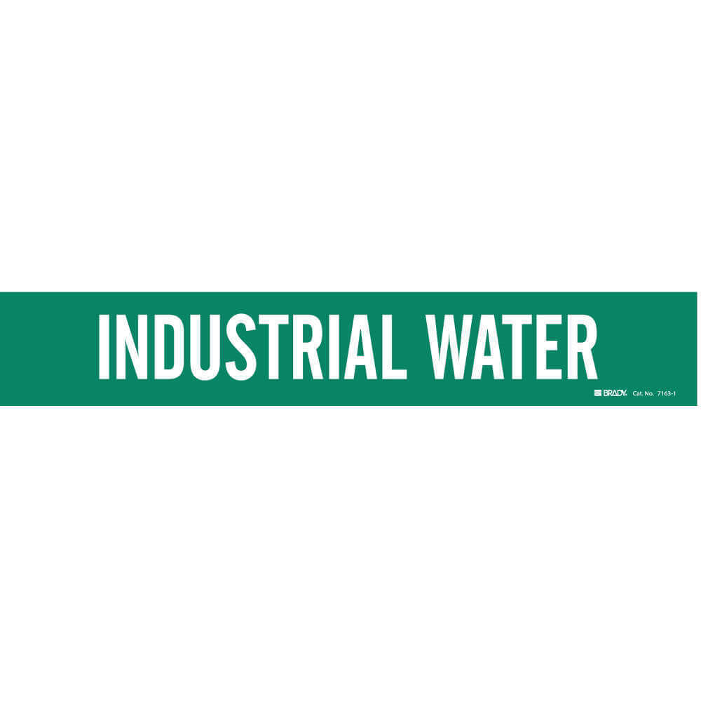 Marcador de tuberías de agua industrial 2-1 / 2 a 7-7 / 8