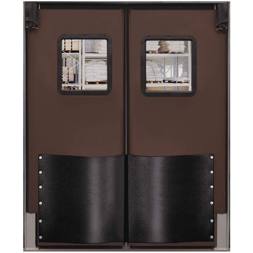 Drzwi wahadłowe 7 x 6 stóp czekoladowy brąz