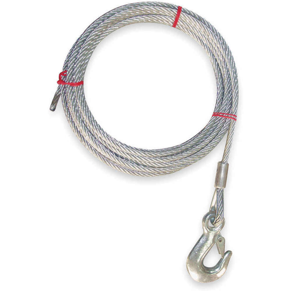 Winch Cable Galvanised Steel 7/32 Inch x 50 Feet