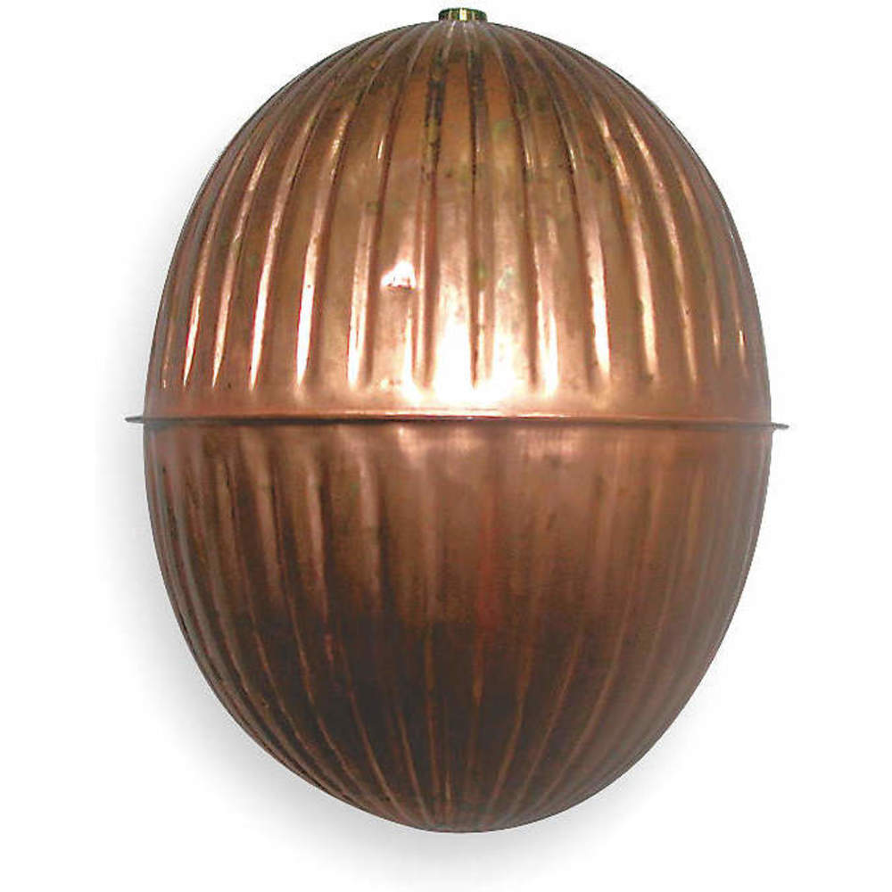 フロートボール、銅、フロート直径4インチ、フロート長さ5インチ、ネジサイズ1/4-20インチ