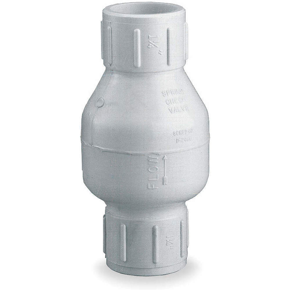 Válvula de retención de resorte de PVC de 1-1 / 4 pulgadas