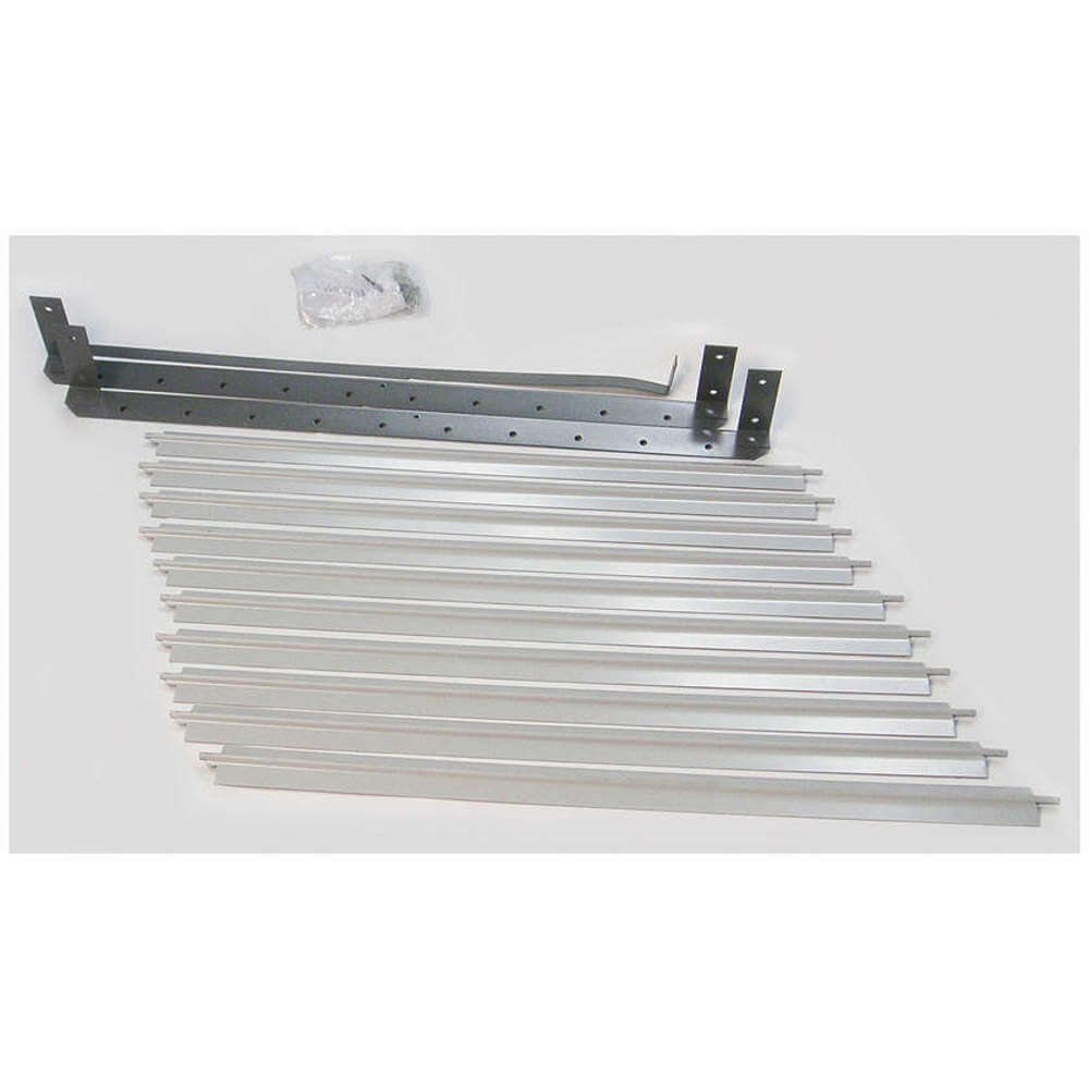 DAYTON 5ZKA8 Louver Set Gray 29-23/32 Inch H Vertical | AE7MXZ