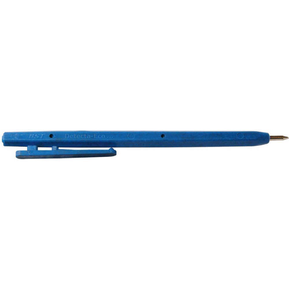 Metal Detectable Stick Pen Blue - Pack Of 50