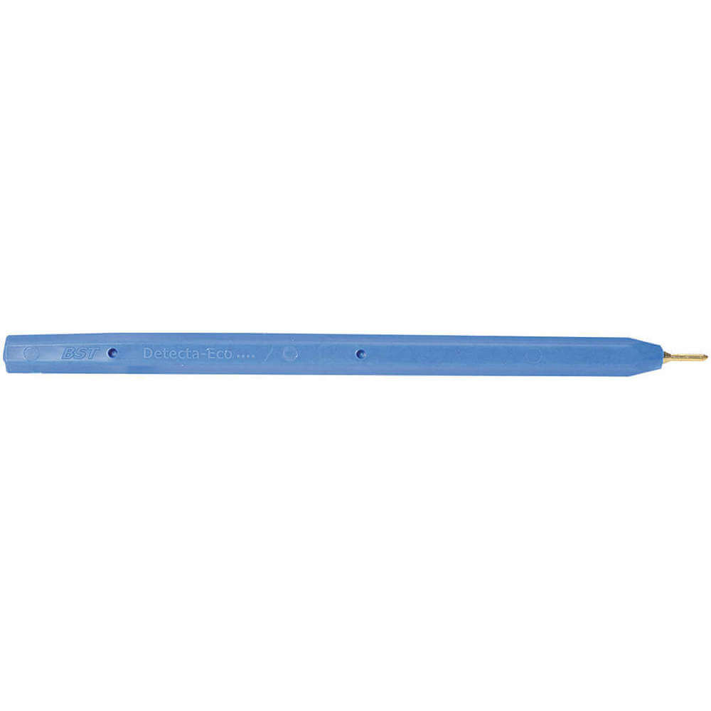 ปากกาแท่งโลหะตรวจจับได้สีน้ำเงิน - แพ็คละ 50