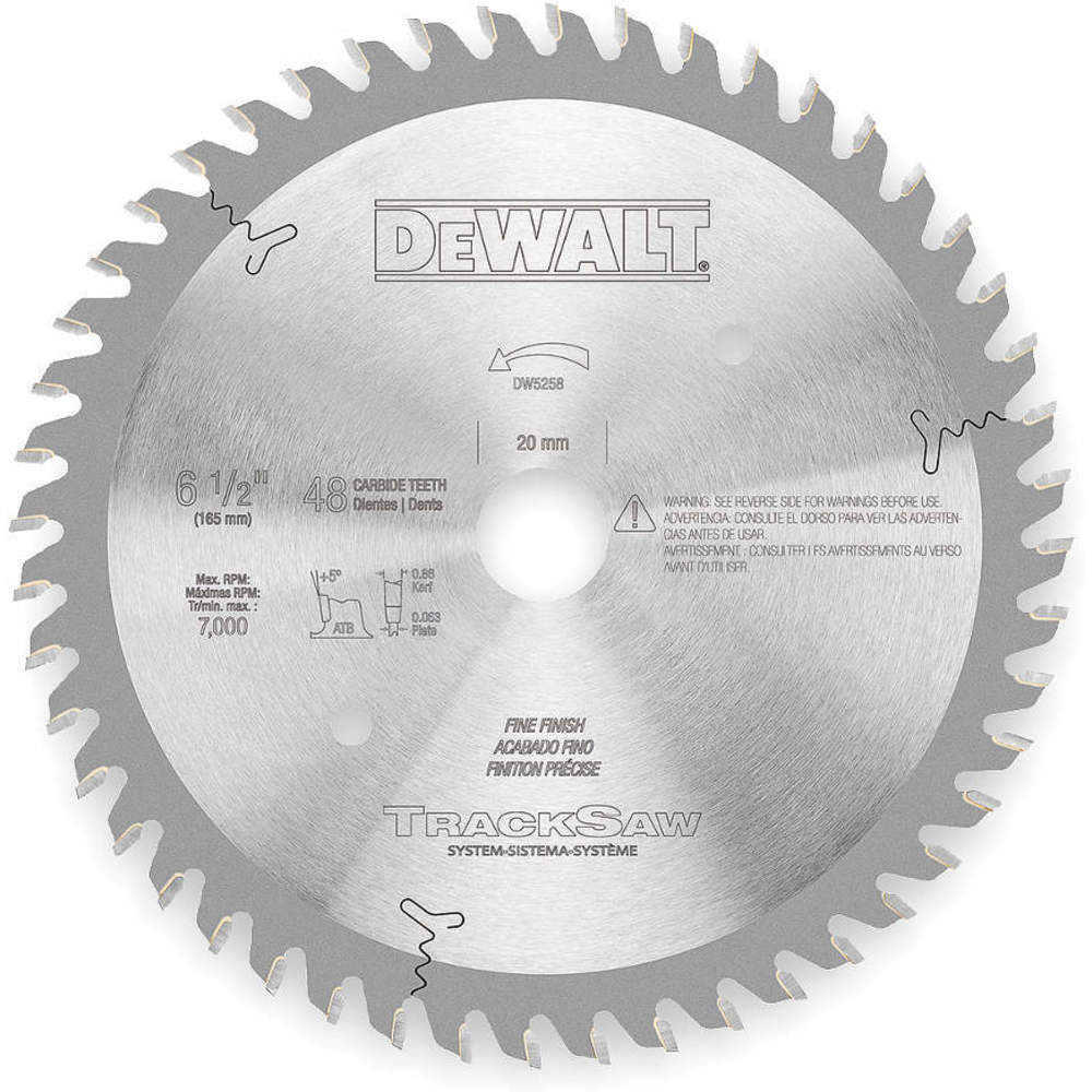Dewalt Dw5258 | 丸鋸刃超硬 6-1/2 インチ 48 歯 | 3frd8 | Raptor